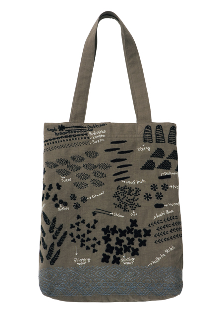 手刺繍トートバッグ | オーガニックコットン・フェアトレードアイテム、エシカルライフスタイルのピープルツリー