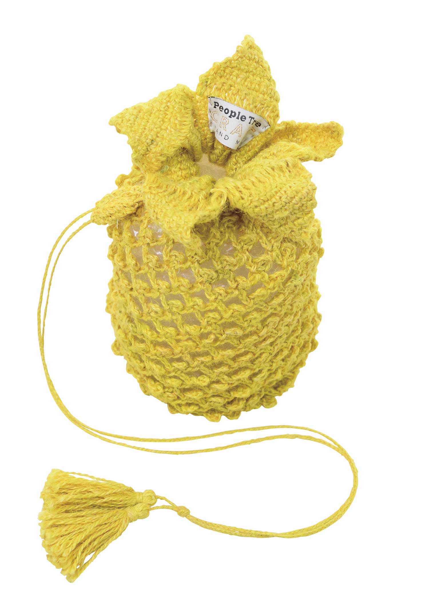 手編みジュートパイナップルバッグ | オーガニックコットン・フェアトレードアイテム、エシカルライフスタイルのピープルツリー
