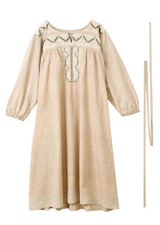 ピープルツリー　オーガニックコットン手刺繍ドレス